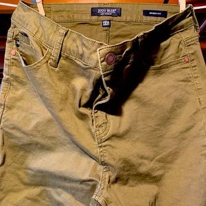Judy Blue Olive Skinny Jeans, Size 13.